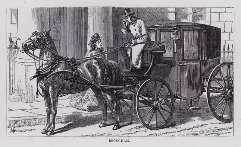 Brougham (gravure) - English School