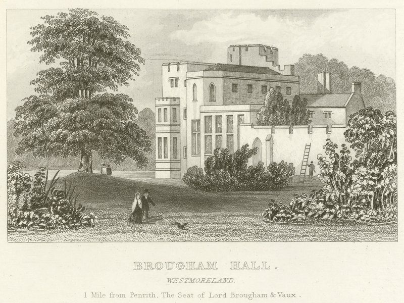 Hall de Brougham, Westmoreland - English School