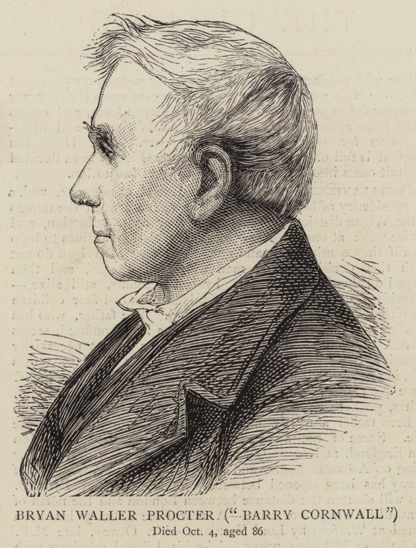 Bryan Waller Procter, "Barry Cornwall" - English School