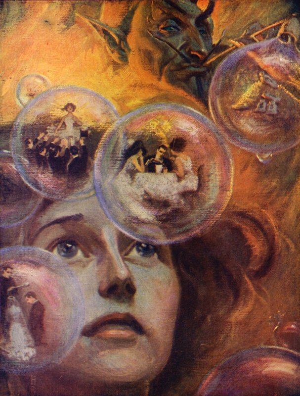 Bulles (lithographie couleur) - English School