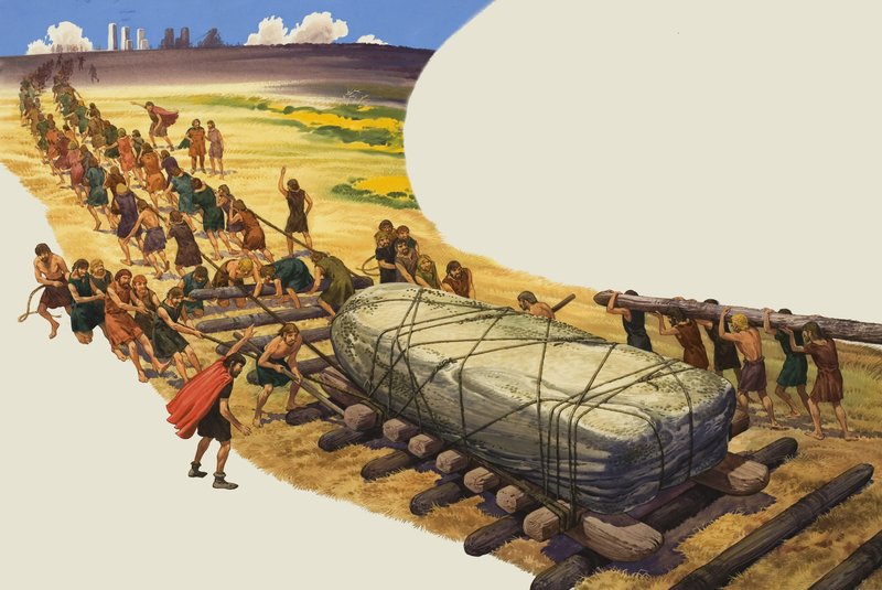 Construction de Stonehenge - English School