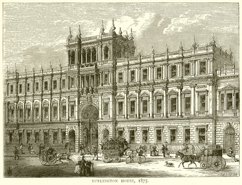 Burlington House, 1875 - English School
