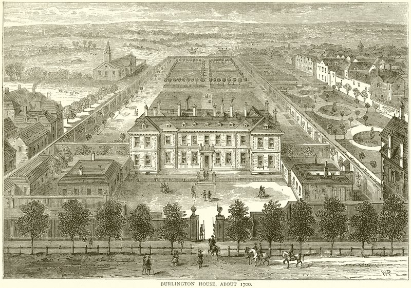 Burlington House, vers 1700 - English School