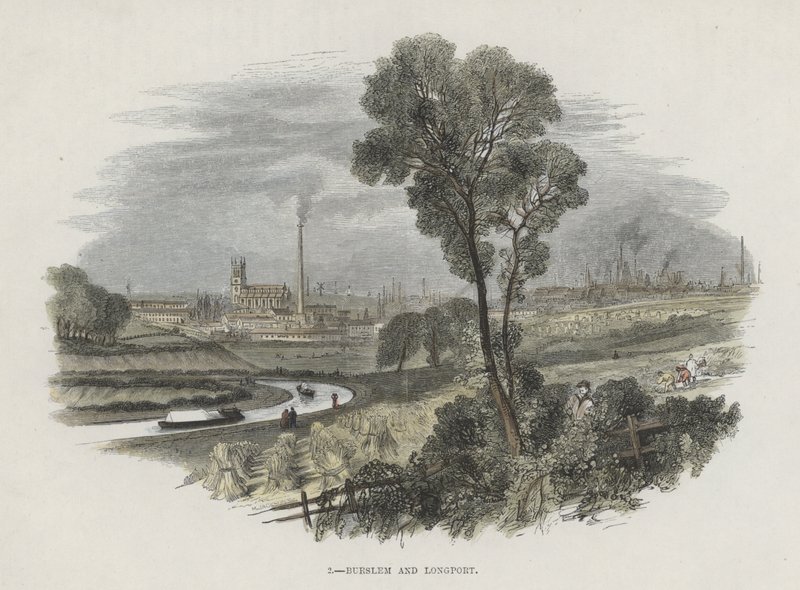 Burslem et Longport, Staffordshire - English School