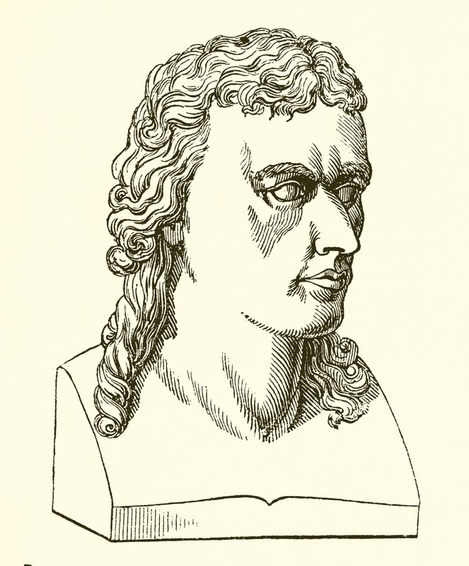 Buste de Schiller par Dannecker - English School