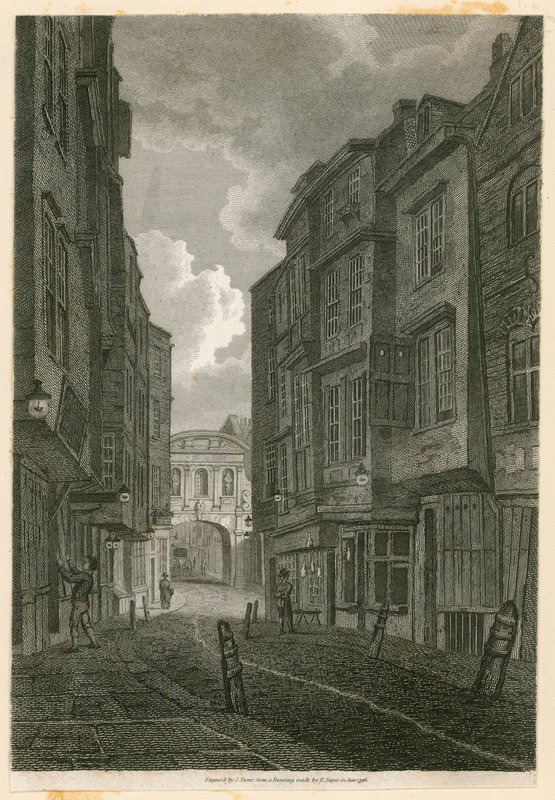 Butcher Row, vue depuis Temple Bar, d