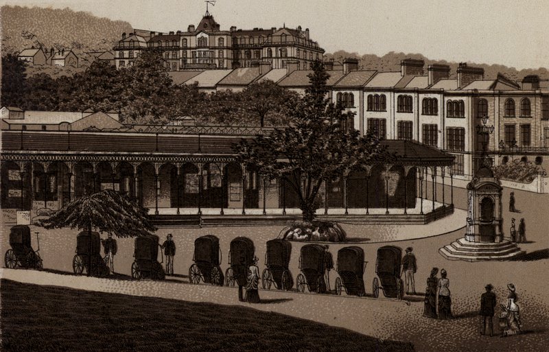 Buxton : Bains chauds et colonnade - English School