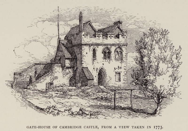Cambridge : Porte du château de Cambridge, d