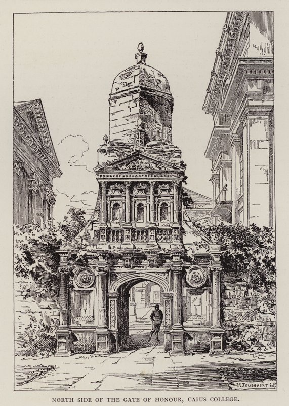 Cambridge : Côté nord de la porte d
