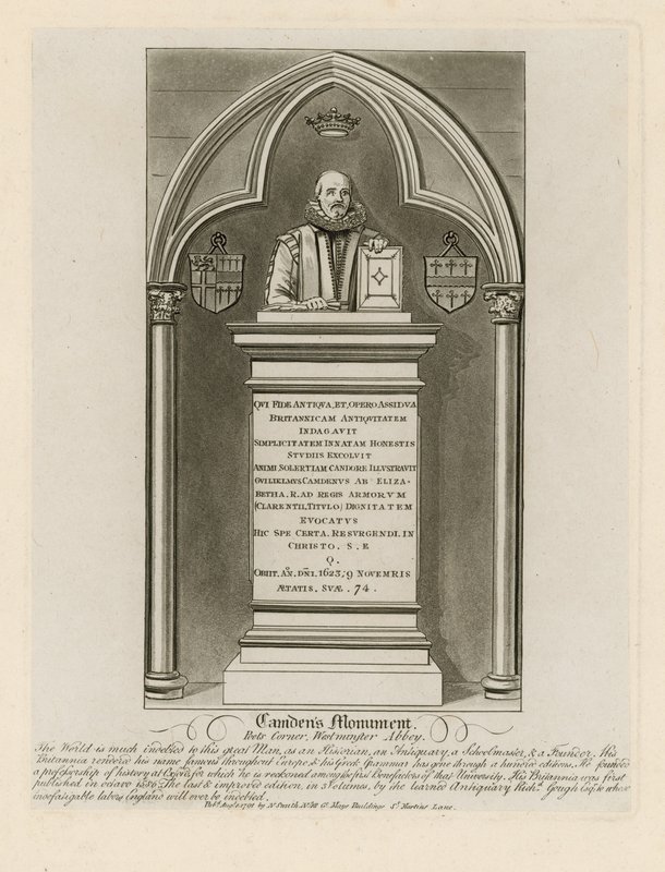 Monument de Camden dans le coin des poètes - English School