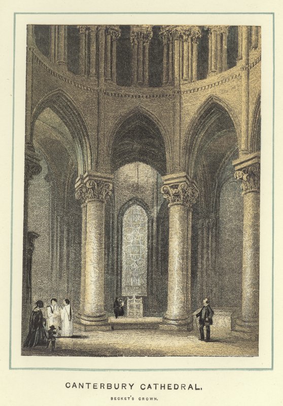 Cathédrale de Canterbury, couronne de Becket - English School
