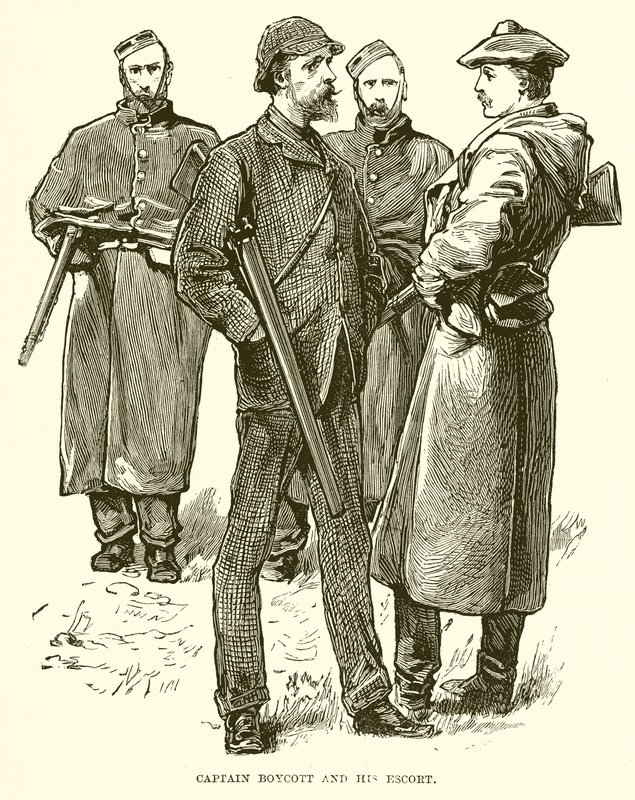 Le capitaine Boycott et son escorte - English School