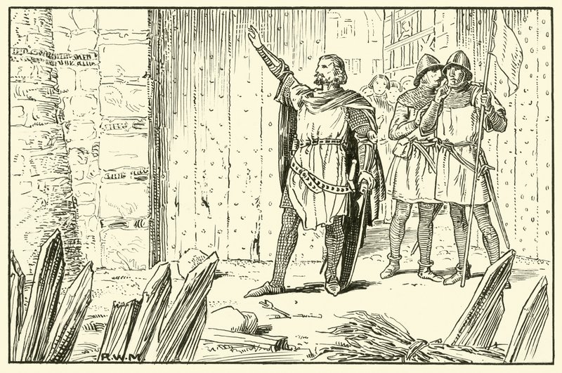 Le capitaine de Calais salue les Anglais - English School