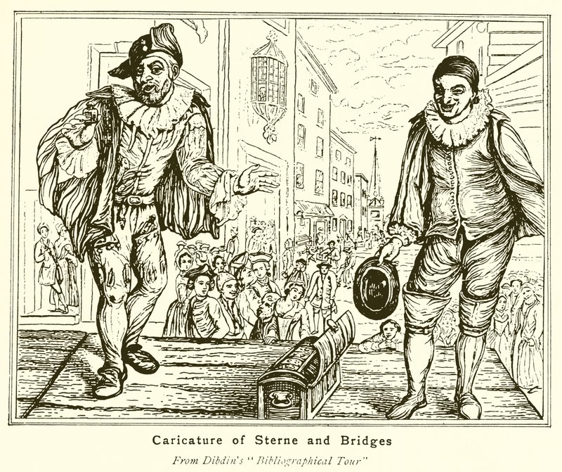 Caricature de Sterne et Bridges - English School