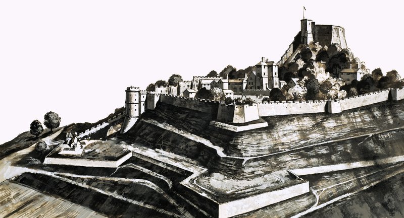 Château de Carisbrooke sur l