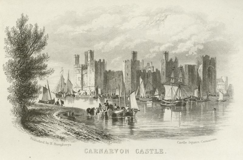 Château de Carnarvon, Nord du Pays de Galles - English School