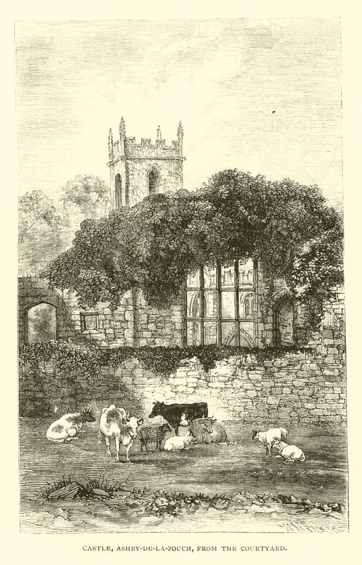 Château, Ashby-de-la-Zouch, depuis la Cour - English School