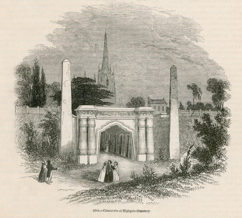 Catacombes du cimetière de Highgate, Londres - English School