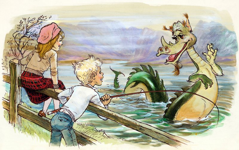 Capture du monstre du Loch Ness - English School