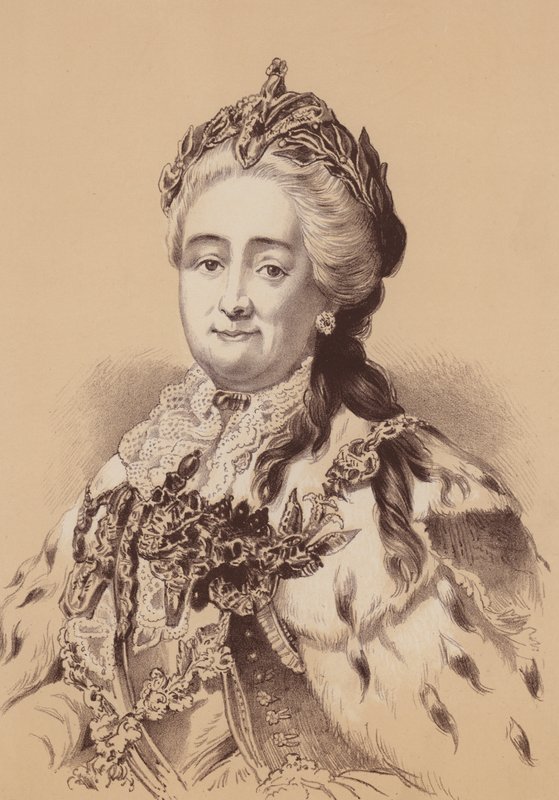 Catherine la Grande, impératrice de Russie - English School
