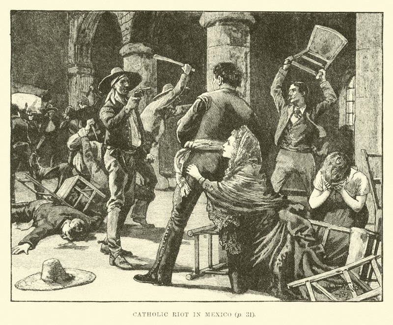 Émeute catholique au Mexique - English School