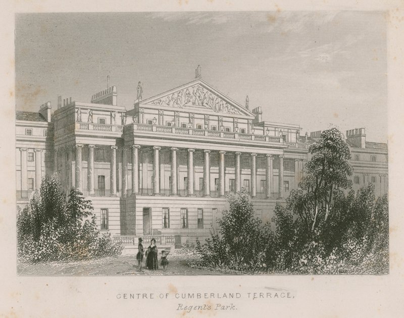 Centre de Cumberland Terrace, Regents Park, Londres - English School