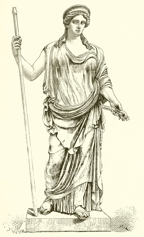 Cérès trouvée à Ostie en 1856 (Musée du Vatican) - English School