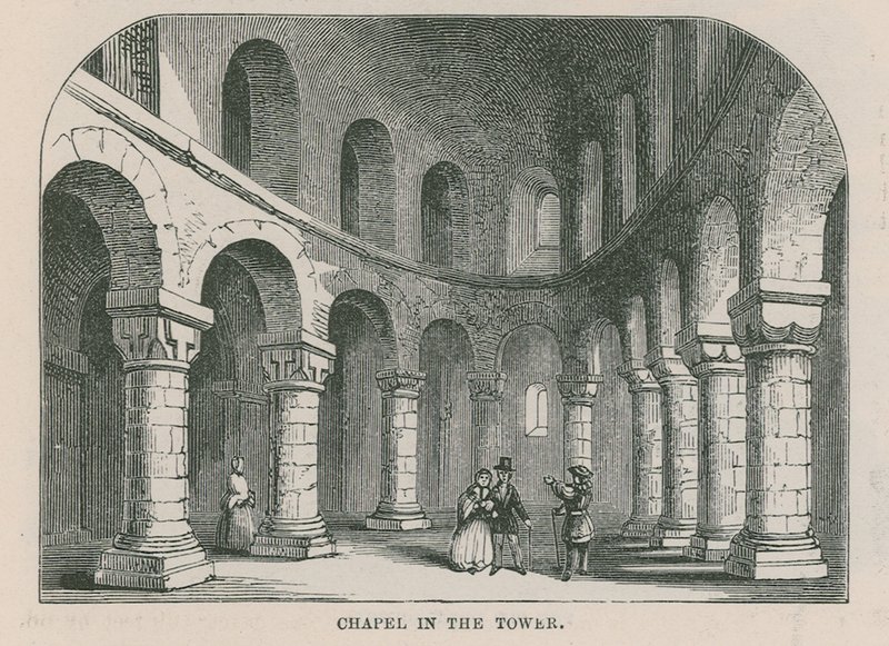 Chapelle dans la Tour de Londres - English School