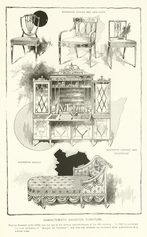 Mobilier caractéristique Sheraton - English School
