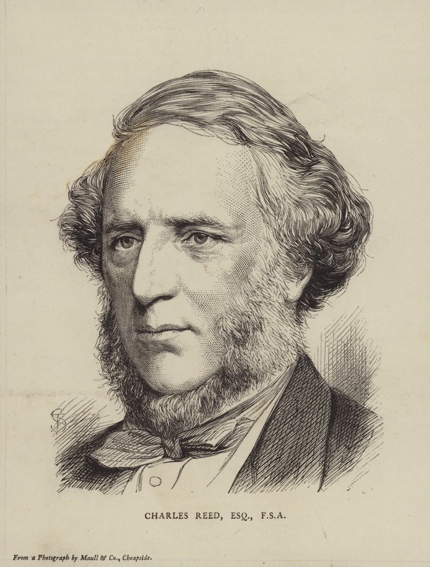 Charles Reed, homme politique britannique, député et membre de la Société des antiquaires - English School