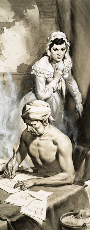 Charlotte Corday sur le point d