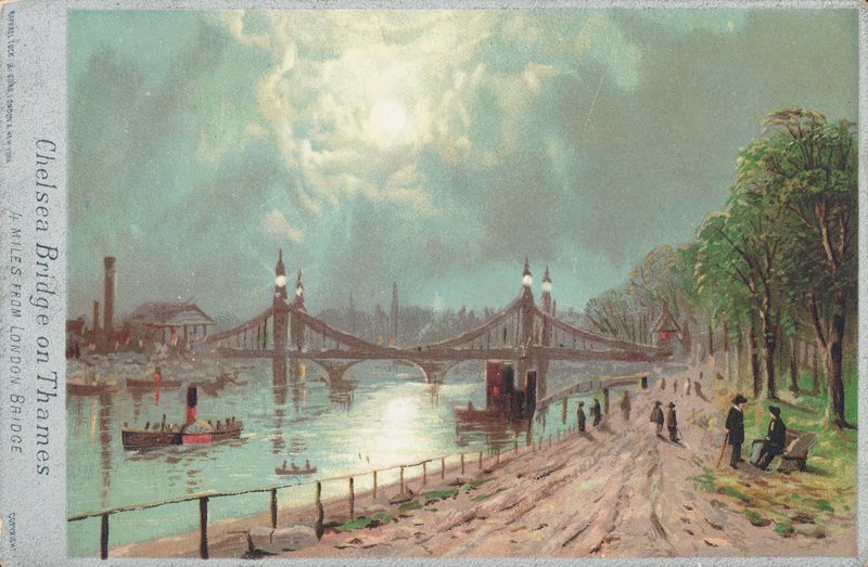 Pont de Chelsea sur la Tamise - English School