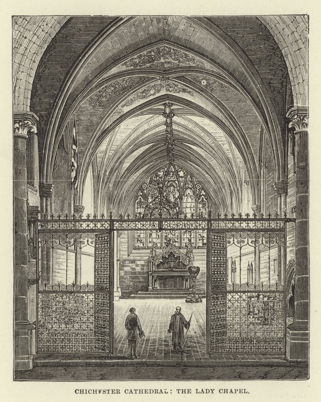 Cathédrale de Chichester, la chapelle de la Vierge - English School
