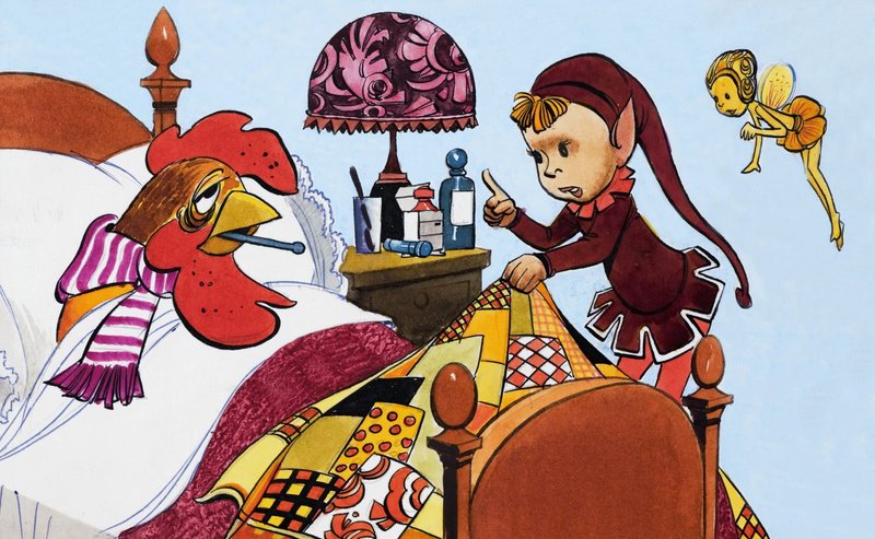 Poulet avec grippe - English School