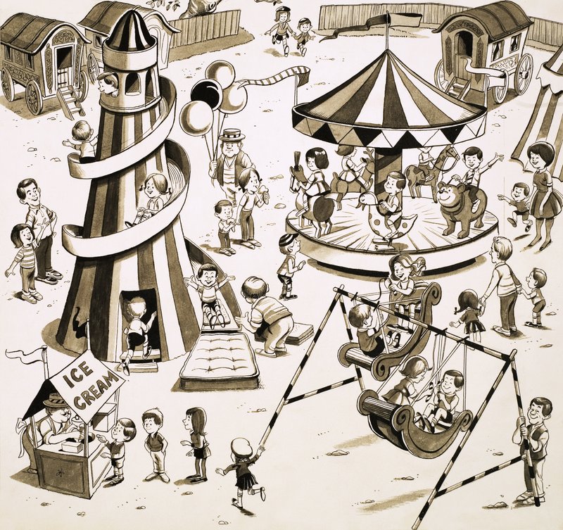Enfants à la foire - English School