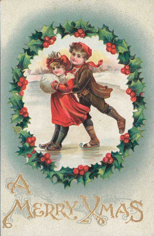 Enfants patinant sur glace - English School