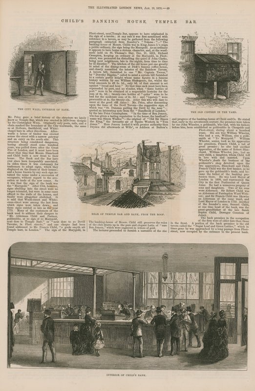 Maison bancaire Childs à Temple Bar - English School