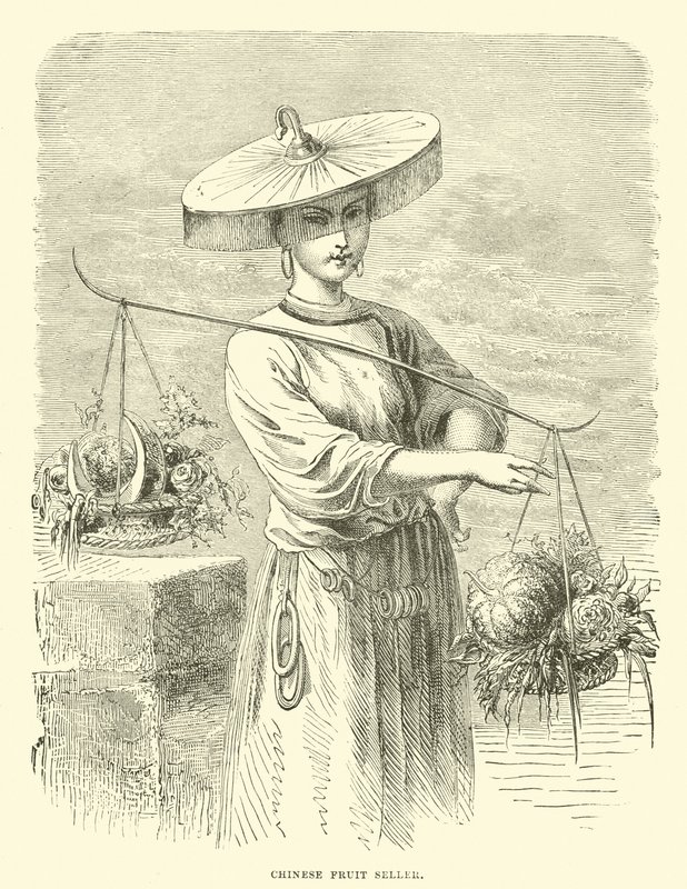 Vendeur de fruits chinois - English School