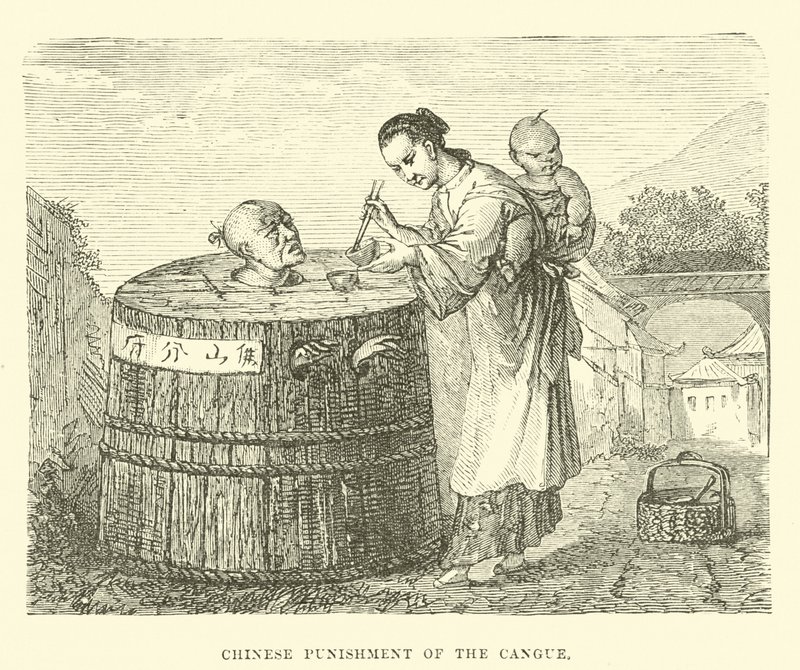 Punition chinoise du carcan - English School