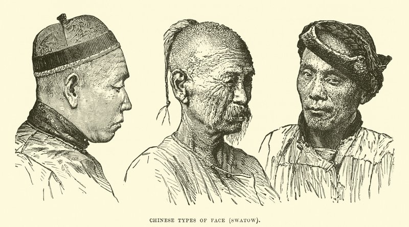 Types de visages chinois, Swatow - English School