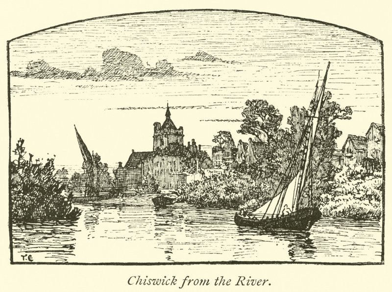 Chiswick depuis la rivière - English School