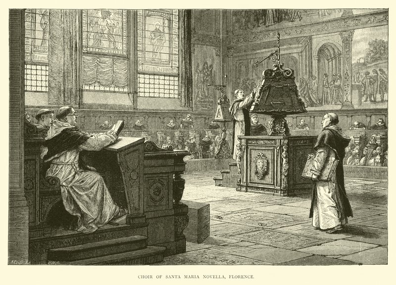 Chœur de Santa Maria Novella, Florence - English School