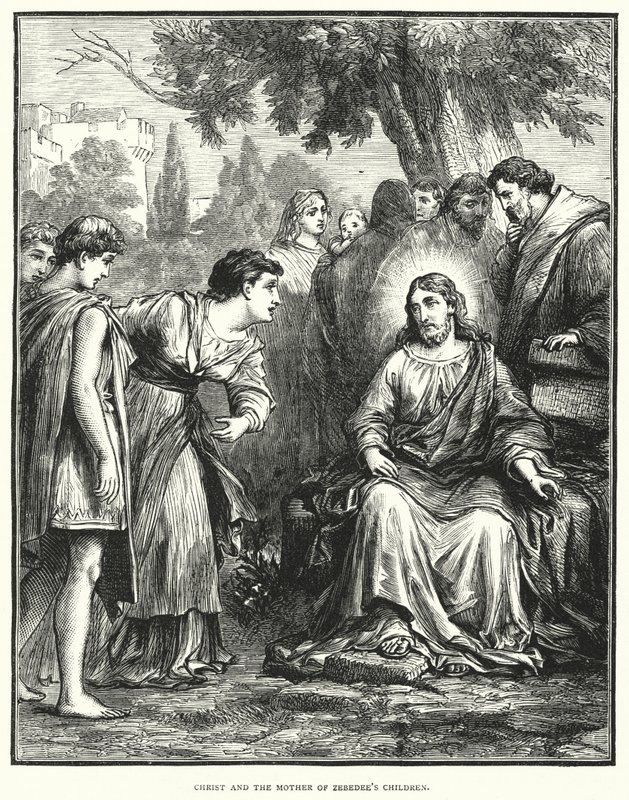 Le Christ et la mère des enfants de Zébédée - English School