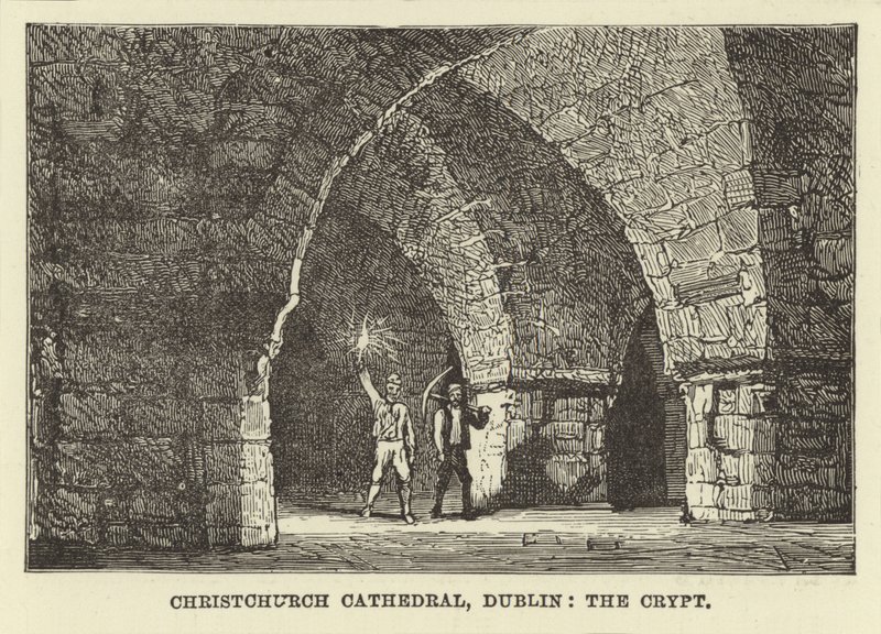 Cathédrale de Christchurch, Dublin, la Crypte - English School
