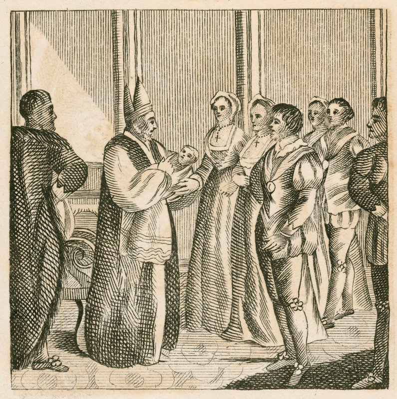 Baptême de la princesse Élisabeth, fille du roi Henri VIII - English School