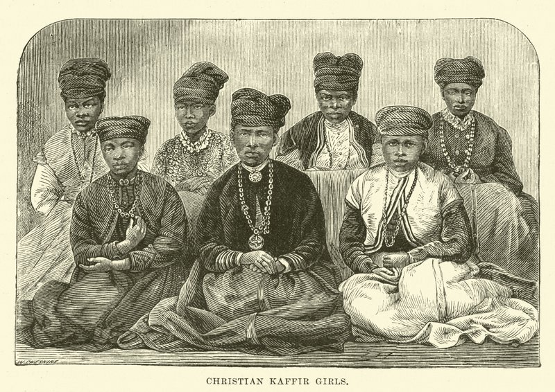 Filles chrétiennes kaffirs - English School