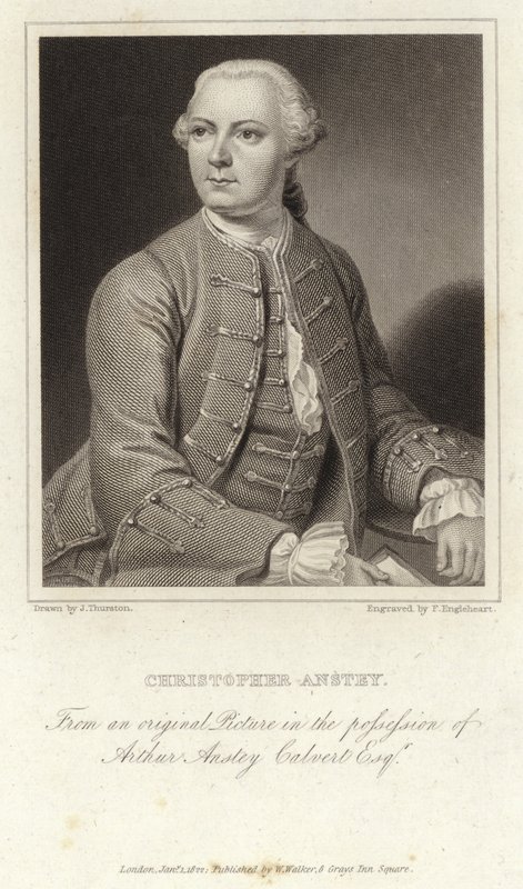 Christopher Anstey - Écrivain et poète anglais (1724 ? 1805) - English School