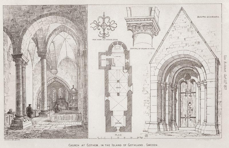 Église à Gothem, dans l