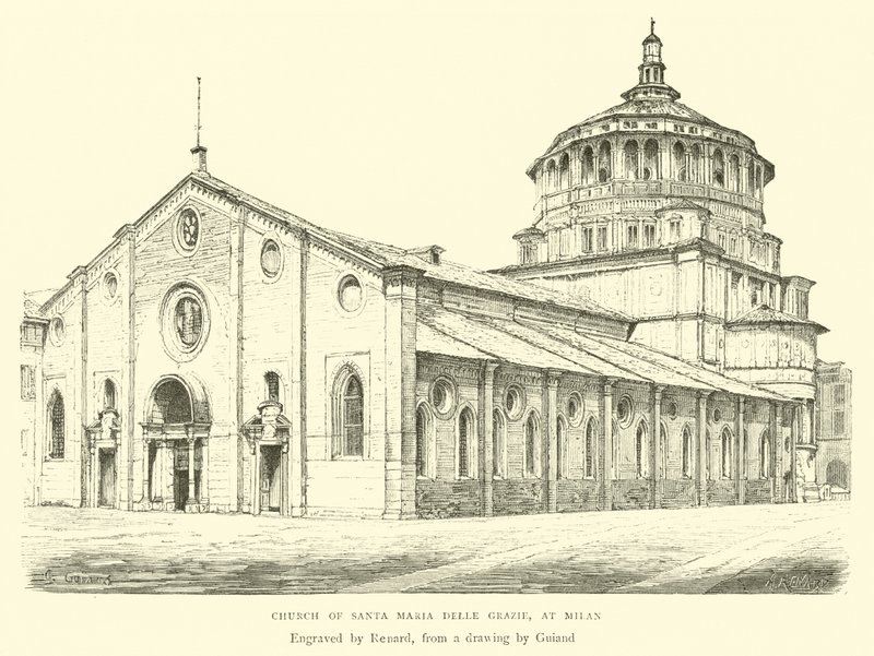 Église Santa Maria delle Grazie, à Milan - English School