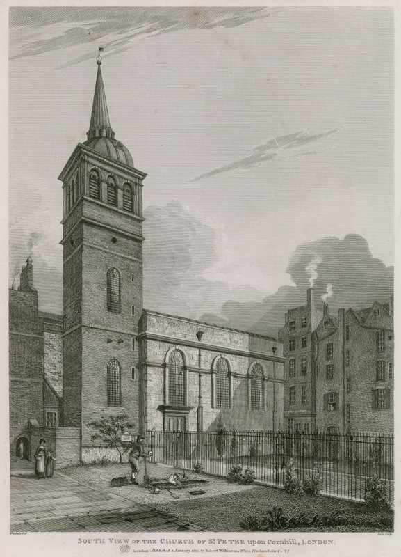 Église de St Peter upon Cornhill, Londres - English School